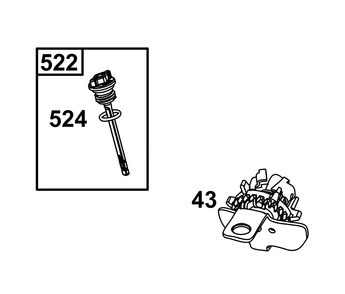 Lubrication Group Diagram and Parts List for 08P602-0028-H5 020000 - 09Z999 Briggs and Stratton Engine